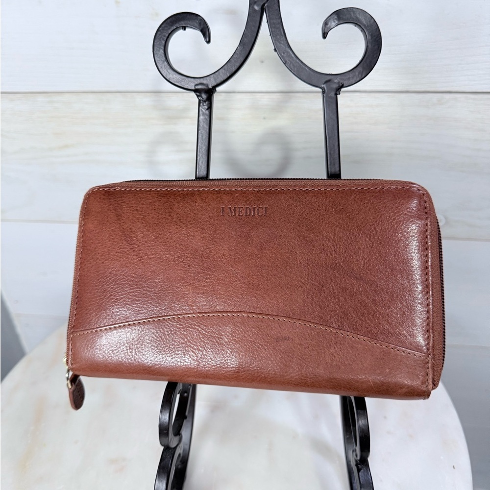 I Medici Brown Italian Leather Wallet